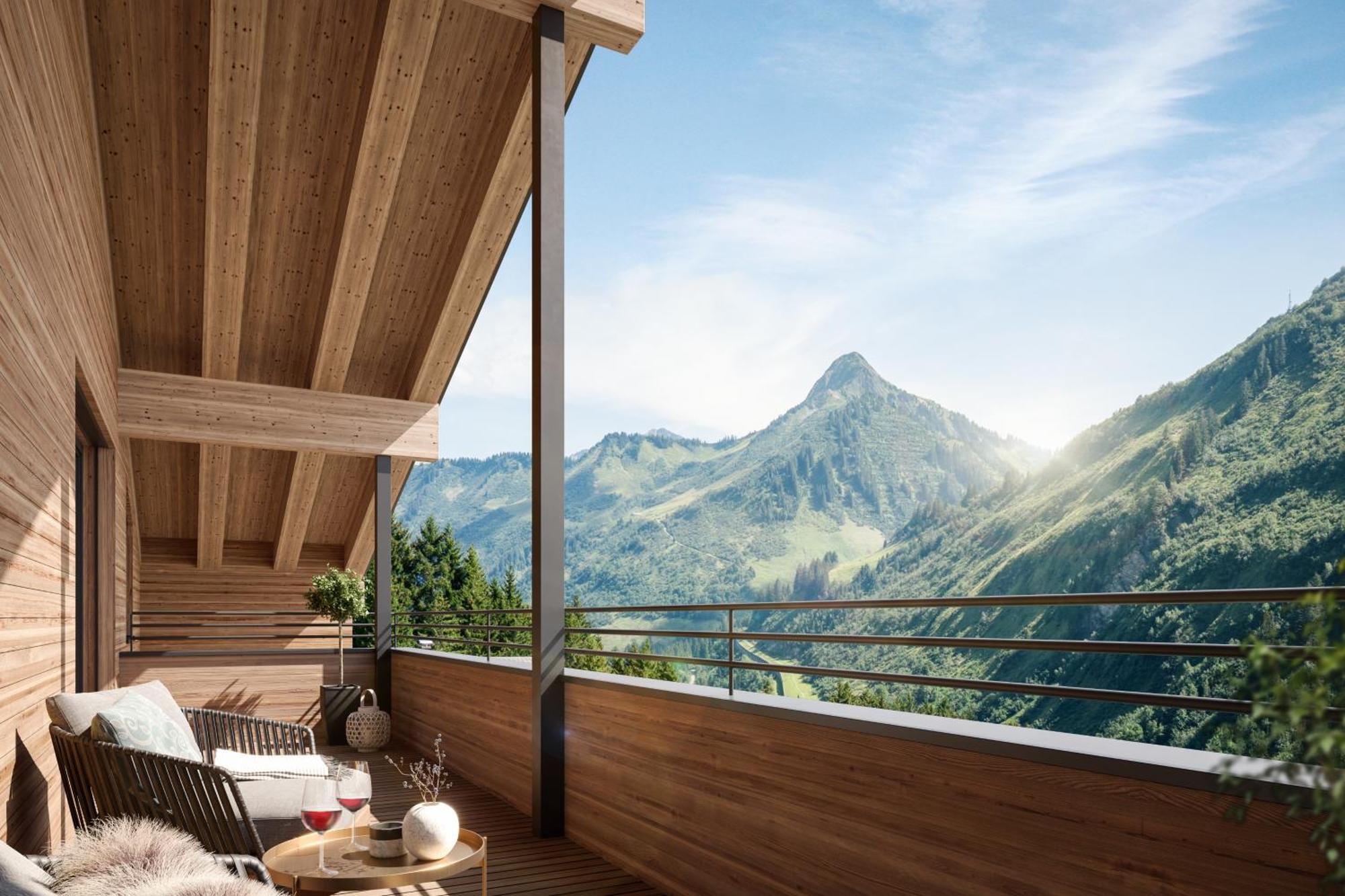 דירות Alpenstolz Damuels Haus 2 - Stilvoll Urlauben In Den Bergen מראה חיצוני תמונה